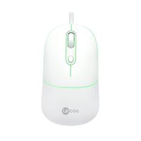 LECOO MOUSE KABLOLU MS110 BEYAZ 1