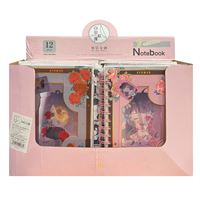 FLOWER NOT DEFTERİ ZH-087-12 13x19 SPİRALLİ HAREKETLİ KAPAK AYRAÇLI 1