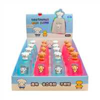 PIANXIN KALEMTIRAŞ PLASTİK OMT-668 SEVİMLİ FİGÜR TEK BÖLMELİ 16 LI 2