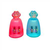 AJM KALEMTIRAŞ PLASTİK OMT-667 SEVİMLİ PATİ TEK BÖLMELİ 16 LI 1