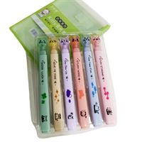 CHENJUYUAN FOSFORLU KALEM CH-519 KİTTY KEDİ 6 RENK 1