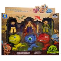 DİNOSAUR SECRET SERVİCE 1688-127M DİNOZOR SET 6 PARÇA 3+ 1