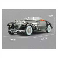 BVM SÜRTMELİ METAL ARABA CZ173B ROADSTER DİE CAST AÇILIR KAPI SESLİ PİLLİ 1:24 6+ 4