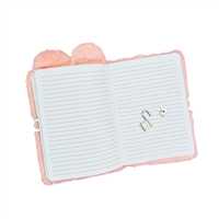 BAM DEFTER PELÜŞ KAPAK BM-1237 PRENSES TAVŞAN 15x21 KİLİTLİ ÇİZGİLİ 2