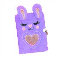 BAM DEFTER PELÜŞ KAPAK BM-1240 TAVŞAN KALP 15x21 KİLİTLİ ÇİZGİLİ 1