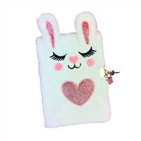 BAM DEFTER PELÜŞ KAPAK BM-1240 TAVŞAN KALP 15x21 KİLİTLİ ÇİZGİLİ 2