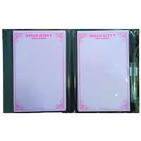 KUROMİ - HELLO KİTTY NOT DEFTERİ SERT KAPAK ÇİFT TARAFLI 9.5x14 SİMLİ KALEMLİ 168-60 3