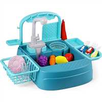 GALTOYS KİTCHEN 168A-19B MUTFAK LAVABOSU TURKUAZ PİLLİ 3+ 1