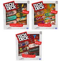 SPİN MASTER TECH DECK PARMAK KAYKAY 6028845 6 LI AKSESUARLI 6+ 1