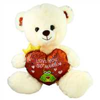 VARDEM PELÜŞ JH2323 KALPLİ AYI LOVE YOU SO MUCH 30 CM 6