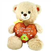 VARDEM PELÜŞ JH2323 KALPLİ AYI LOVE YOU SO MUCH 30 CM 7