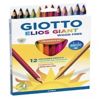 GİOTTO KURUBOYA ELİOS GİANT ÜÇGEN JUMBO 12 RENK 221500 1