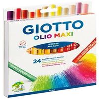 GİOTTO YAĞLI PASTEL BOYA OLİO MAXİ SİLİNDİR 24 RENK 293800 1