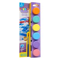 CARİOCA TEMPERA SULUBOYA 25 ML PASTEL 6 RENK FIRÇALI 40485 1