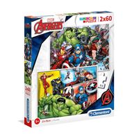 CLEMENTONİ 21605 PUZZLE 2X60 AVENGERS 2019 1