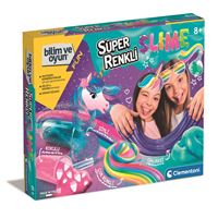 CLEMENTONİ BİLİM VE OYUN 64812 SLİME SÜPER RENKLİ 8+ 1