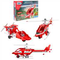 CLEMENTONİ MECHANİCS 75075 FİREFİGHTİNG HELİCOPTER 2 MODEL 8+ 1