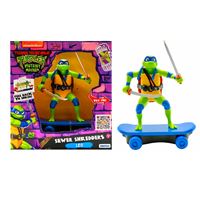 NİNJA TURTLES TU814001-71055 DONNİE ÇEK BIRAK KAYKAY FİGÜR 3+ 3