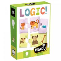 HEADU LOGİC IT20751 ÜÇ PARÇALI PUZZLE HAYVANLAR 2-5 YAŞ 1