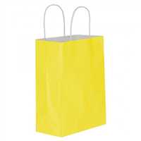 UZAY HEDİYE ÇANTASI KARTON KRAFT SARI 31x41 25 Lİ 1