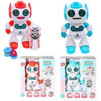 TOYSAN KUMANDALI DİSK ATAN AKILLI ROBOT 606-30 SESLİ IŞIKLI 3+ 1