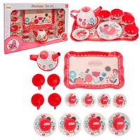 TOYSAN METAL ÇAY SETİ 966-D16 KUTULU 15 PARÇA 3+ 1