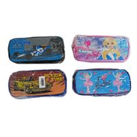 ALPER KALEM ÇANTASI KK-921 PVC BASKI ÇİFT BÖLMELİ 1