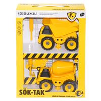 CANEM SÖK TAK ARAÇLAR CNM17 KAMYON VE KEPÇE 2 Lİ SET 3+ 1