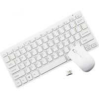 PLATOON KLAVYE Q + MOUSE MİNİ SET K-03 PL-395 USB KABLOSUZ BEYAZ 1