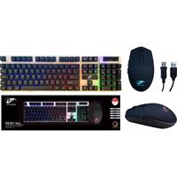 RAZADOR KLAVYE Q + MOUSE RS-601 FURY USB KABLOLU GÖKKUŞAĞI AYDINLATMALI 1