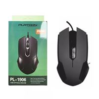 PLATOON USB KABLOLU MOUSE PL-1906 SİYAH 1