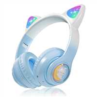 PLATOON KABLOSUZ BLUETOOTH KULAKLIK PL-2224 KEDİ RGB IŞIKLI 4