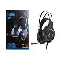 PLATON KULAKLIK PL-2415 FRİWOL SİYAH KABLOLU OYUNCU MİKROFONLU 1