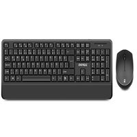 EVEREST KABLOSUZ KLAVYE Q + MOUSE KM-6176 SİYAH MULTİMEDİA 1