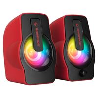 RAMPAGE SPEAKER RMS-G7 FALSETTO 2.0 KIRMIZI LEDLİ  MULTİMEDİA 1