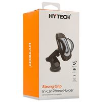 HYTECH TELEFON TUTUCU HY-XH25 VANTUZ+ BRAKETİ SİYAH GRİ 2