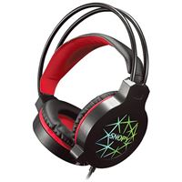 SNOPY KULAKLIK CRAZY SN-GX7 SİYAH USB LEDLİ OYUNCU KABLOLU MİKROFONLU 2