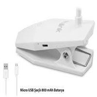 S-LİNK MİKROFON SL-8720 BEYAZ MASAÜSTÜ LED IŞIKLI ŞARJLI TAŞINABİLİR 2