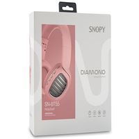 SNOPY KULAKLIK SN-BT55 DİAMOND BLUETOOTH PEMBE TF KART 4