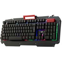 EVEREST KLAVYE Q KB-R800 METAFOR SİYAH USB KABLOLU GÖKKUŞAĞI AYDINLATMALI MULTİMEDİA METAL YÜZEY 1