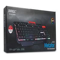 EVEREST KLAVYE Q KB-R800 METAFOR SİYAH USB KABLOLU GÖKKUŞAĞI AYDINLATMALI MULTİMEDİA METAL YÜZEY 2