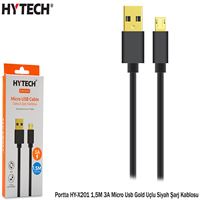 HYTECH DATA ŞARJ KABLOSU HY-X201 2A MİCRO USB 1