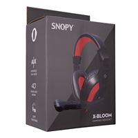 SNOPY KULAKLIK SN-663 X-BLOOM KABLOLU SİYAH-KIRMIZI OYUNCU MİKROFONLU 4