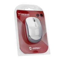 EVEREST MOUSE SM-833 BEYAZ GRİ USB KABLOSUZ 1