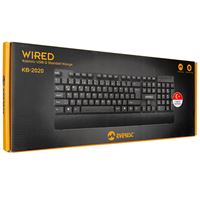 EVEREST KLAVYE Q KB-2020 WİRED SİYAH USB KABLOLU STANDART 2