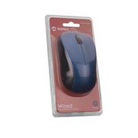 EVEREST MOUSE SM-215 MAVİ USB KABLOLU 1