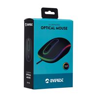 EVEREST MOUSE KABLOLU SM-166 SİYAH IŞIKLI 2