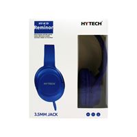 HYTECH KULAKLIK HY-K19 REMİNOR MAVİ KABLOLU MİKROFONLU 3.5 MM JACK 3