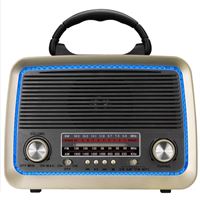 MİKADO RADYO MDR-99 RETRO AHŞAP BLUETOOTH+USB+TF CARD 1