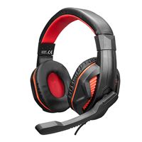 HYTECH KULAKLIK HY-G9 BANNER SİYAH-KIRMIZI MİKROFONLU OYUNCU 1